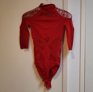 Blackmilk A Sassy Nation Red Bodysuit